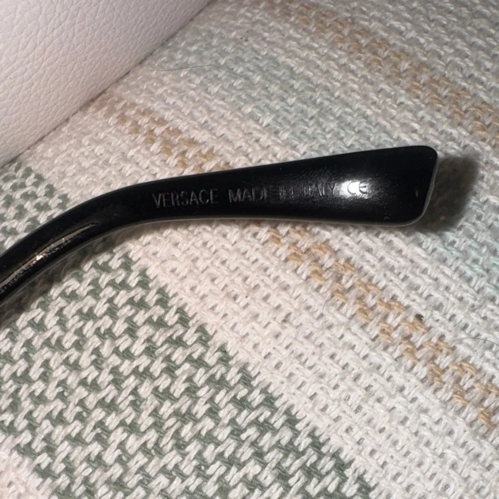 Versace Black and Silver Sunglasses - Picture 5 of 7